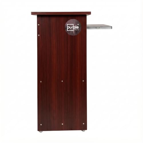 Image of Purple Furniture Engineered Wood Elite Home Office Computer Table,Study Desk,Writing Desk and Lap Desk for Students,Kids and Adults(Matte Finish, Do-It-Yourself, Small) (Mahogany)