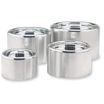 Cole-Parmer Low Form Dewar Flask, Glass and Aluminum, 1000 mL (1 L)