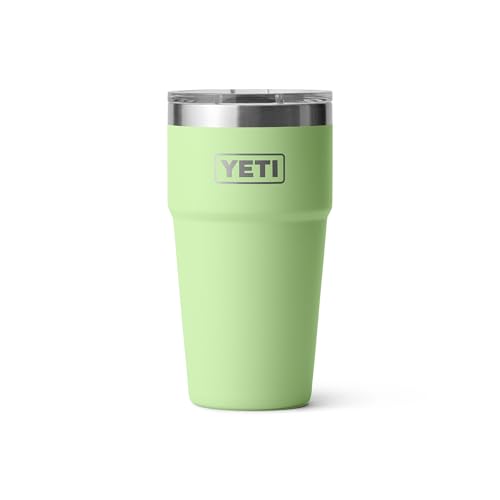 Image of YETI Rambler 20 oz Stackable Tumbler, Stainless Steel, Vacuum Insulated with MagSlider Lid