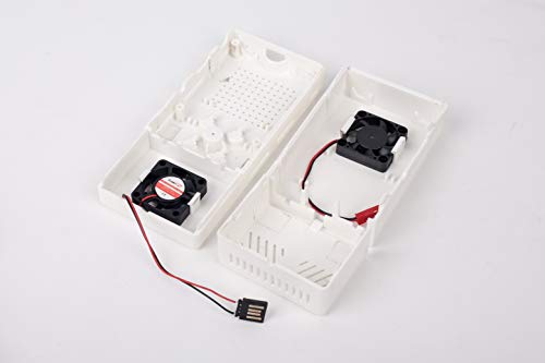 Carcasa blanca Summitlink V2 con extractor dual para receptor Stratux ADS-B 2