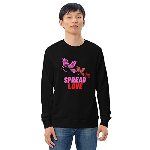 Sweatshirt bio unisexe pull col rond mode écoresponsable - 2