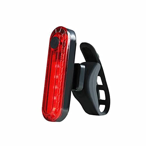 YSJJZRL Feu arrière de vélo USB, lumière de vélo arrière Rechargeable LED Lumineuse/lumière de Casque/voyants d'avertissement de vélo pour Le Cyclisme,- 4 Options de Mode d'éclairage (Rouge) Cover