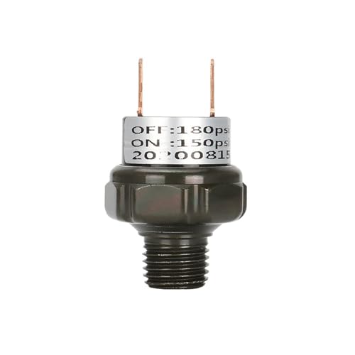 Régulateur de pression d'air 150-180 PSI 1/4" NPT pour cuve et compresseur - 5