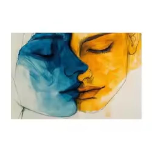 Affiche murale abstraite de style féminin pour salon et chambre