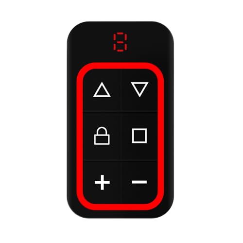Control Remoto Para Puerta De Garaje - Reemplazo De Control Remoto De 6 Botones,Abrelatas De Puerta Y Puerta De Garaje | para Seguridad y Acceso Diario de Residencias, Apartamentos, Propiedades e
