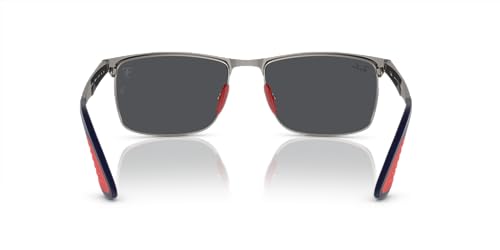 Image of Ray-Ban Rb3726m Scuderia Ferrari Collection Rectangular Sunglasses