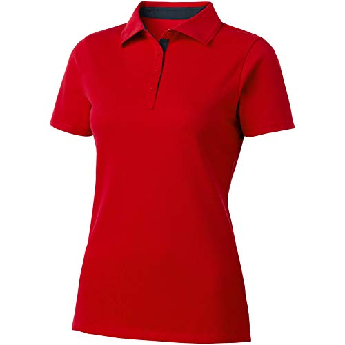 Slazenger - Polo de Manga Corta Modelo Hacker para Mujer (Extra Grande (XL)) (Rojo/Azul Marino)