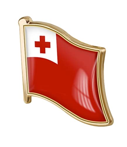 Image of vmcoatdu Country Flag Pin Badge International Travel Brooch Metal Alloy Souvenir Pin for Hat Clothes Backpack