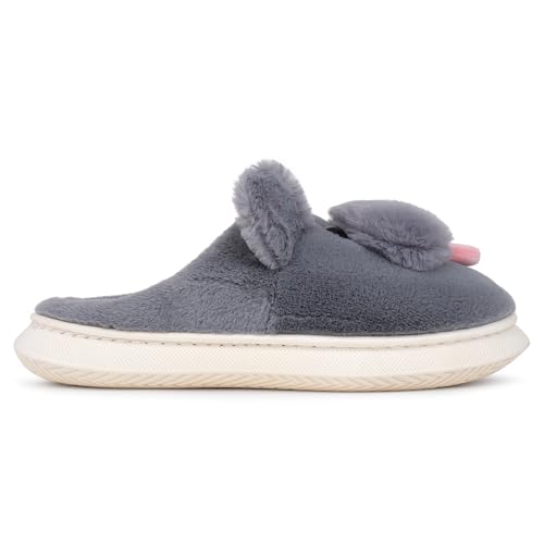 Image of Irsoe Comfortable Indoor /Outdoor Soft Bottom Fur Slippers