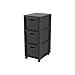 Produktbild Jive Tower Rollcontainer mit 3 Schubladen, Kunststoff (PP) BPA-frei, schwarz, 3 x 16l (37.9 x 30.4 x 32.9 cm)