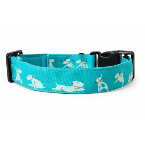 Image of Lana Paws Doga Fabric Dog Collar, Lightweight & Durable Belt for Medium Dog Breeds