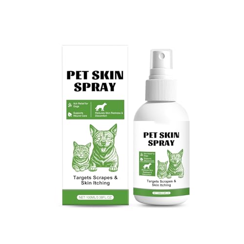 GNAUMORE Spray para Heridas Perro,Cuidado De La Piel Y Heridas para Mascotas,Cuidado De Herida,Pare Mascotas,100ML