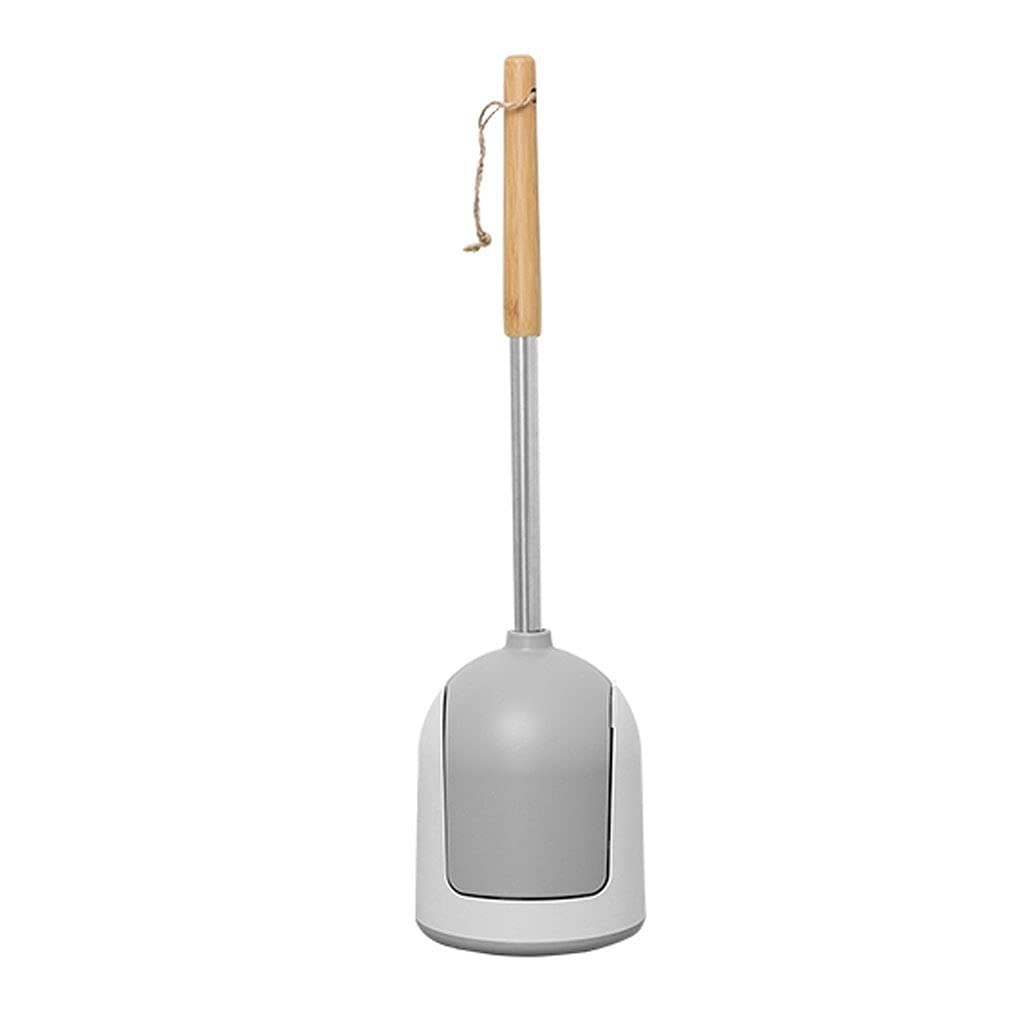 Design Classico Manico Lungo bambù Brush Brush e Base Brush Brush Brush Design Semplice Brush Brush Brush Famiglia Bagno Dead Angolo dei Pennello Brush Set Risparmia Spazio