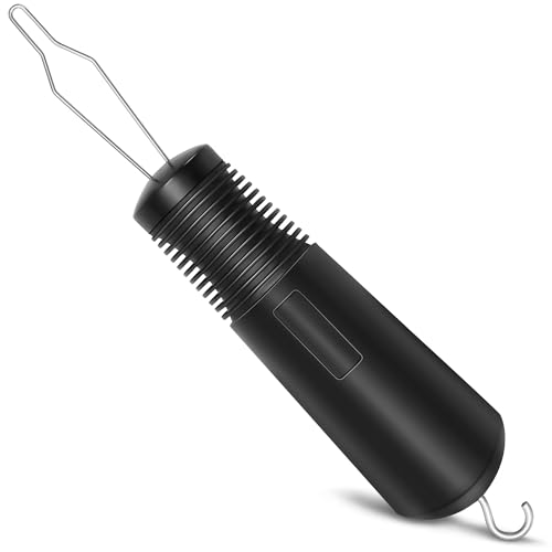 NINEMAX Enfile Bouton Et Fermeture Eclair Aide À Boutonner Fermeture Éclair,Poignée Anti Dérapante pour Les Personnes Âgées Handicapées(1Pc)