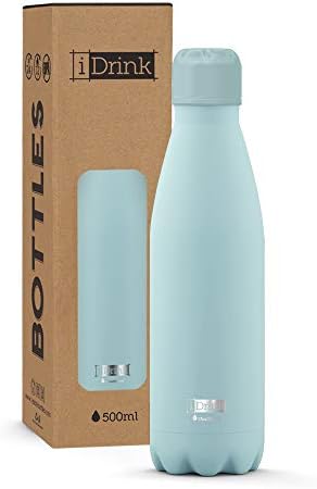 I-Drink Double Wall Steel Thermal Bottle 350/500/750/1.000 ML, Decorated (500 ML, Tiger)