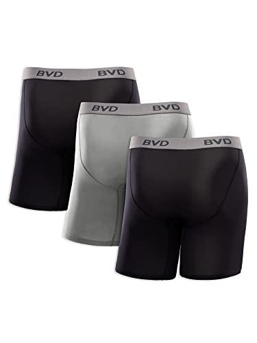 BVD Men’s Microfiber Boxer Briefs (Cooling Fabric & Odor Protection)2