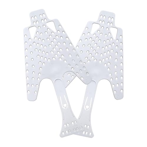 kowaku Flip Fin Tauchflossen Schuhe Stützeinsatz für Flossen Kompakte Verschleißfeste Halterung Schuhe Spanner für Frauen Männer Hohles Design, Weiß