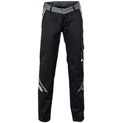 Ropa De Trabajo En Obra Planam Highline 2718 - Pantalones de cintura para mujer, color negro, pizarra y zinc, talla 42