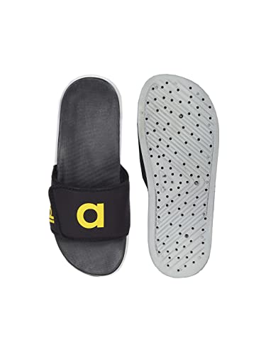 Image of AADI Men's Synthetic Leather Daily Casual Sliders /Flip Flop & Slippers