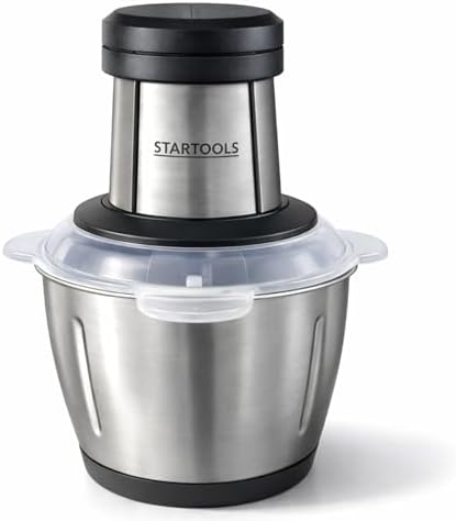 Processador de Alimentos Elétrico 127V 200W 2L Inox com 4 Lâminas...