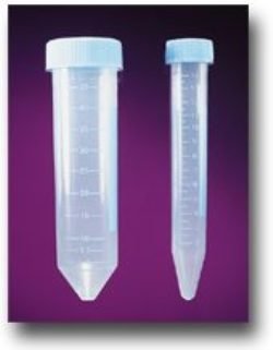 3220 Centrifuge Tubes with Screw Cap, Molded in Graduations, Co-Polymer, 15 ml Capacity (Pack of 500)