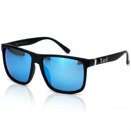 Image of Locs Men's Gangster Oversized Rectangular Horn Rim Sunglasses - 91055 & 91295 Series