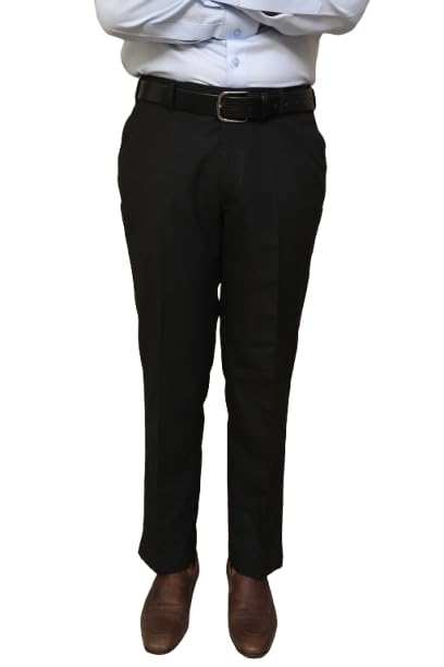 Black color Unstitched Pant Fabric for Men 58" width, 1.35Meter Size. 2x18, 2x18 cloth Heavy 320GSM Fabric 70% Cotton 30% Poly, Finest Fabric with Excellent Quality.-picture-31
