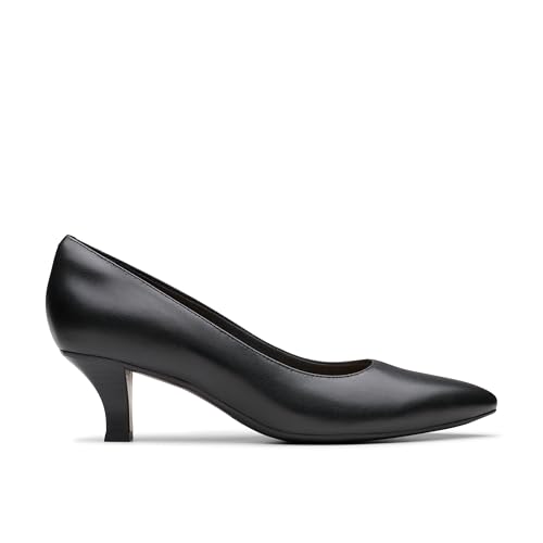 Clarks Collection Women's Kepley Vine Pump, Black Leather, 6.5 Medium US by Clarks - Image 2
