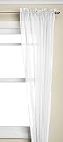 Lorraine Home Fashions Harmony Window Curtain Panel, 56 by 63-Inch, White