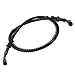 PRO BAT Braided Hydraulic Brake Hose Line Pipeline For Chinese GY6 Scooter ATV Dirt Bike Go Kart 10mm Banjo Ends, Black