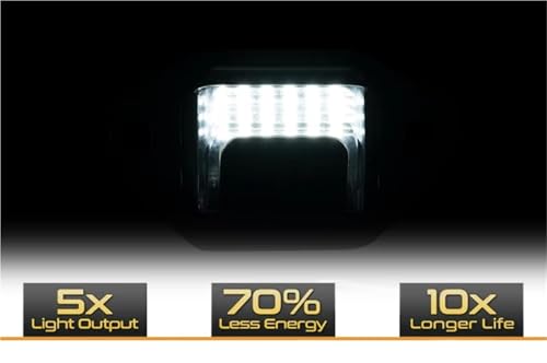 Luz de matrícula LED para Ford E-150 de 1992 a 2018 lámpara completa color blanco xenón 4