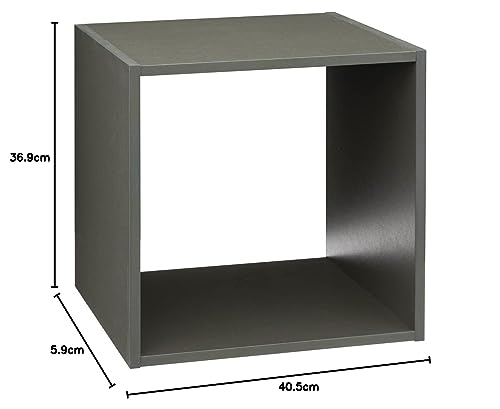 Étagère Mix de 1 Compartiment 5 five simply smart Vert Gris pour rangement modulable
