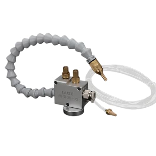 ASHLUYAK Máquina pulverizadora de refrigeración con grabado de corte de metal, sistema de pulverización de lubricación para tuberías de aire de 8 mm