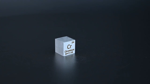 Image of 0.39 inch Chromium Metal Element Cube 10MM Density Cubes 99.95% High Purity, Periodic Table of Elements Collection for Element Collections Hobbies, Pure Chromium Cube(Cr 0.39 Inch)