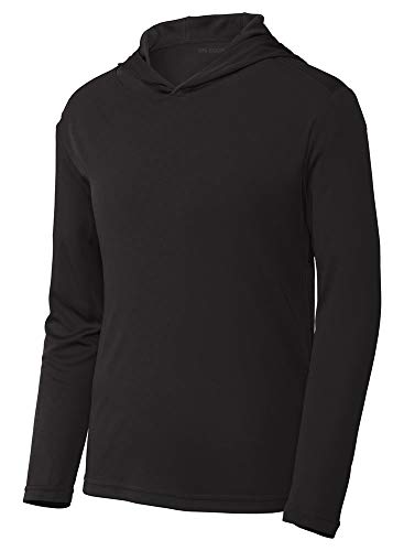 DRIEQUIP Youth Moisture Wicking Hooded Long Sleeve Shirts in Sizes XS-XL