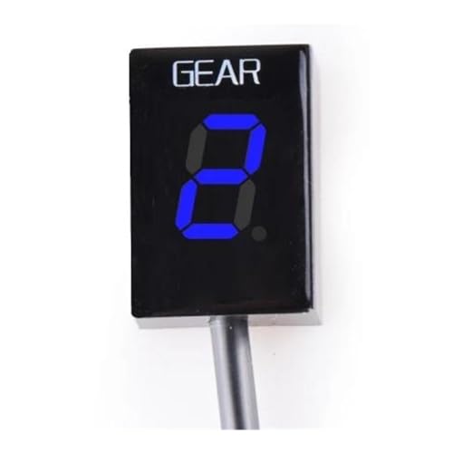 I[goC̃MECWP[^̃fW^ M [g YZF R125 ABS 2015 ̂- 2019 XVS950C 17 ̂ MT125 MT 125  ׂ CWP[^[fBXvC(Blue)