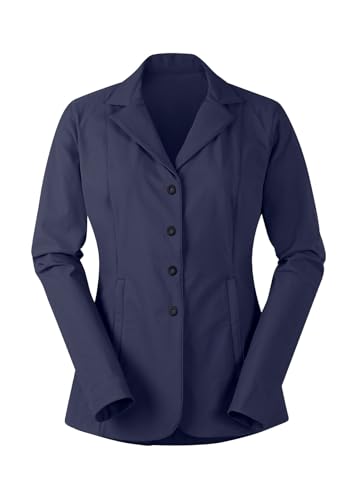 Image of Kerrits Women's Equestrian Stretch Competitor Coat - 4-Snap, Lightweight English Horse Show Jacket, Machine Wash