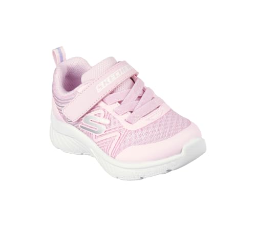Image of Skechers Girls' Microspec Swirl Sweet | Casual, Lightweight, Machine Washable, Cushioned Insole