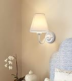 [Luz y brillo] Aplique de pared equipado con casquillo E27 y diseñado para lámparas LED. Las bombillas normales de hasta 40 vatios también son compatibles con este foco de pared. (Nota: la bombilla no está incluida)