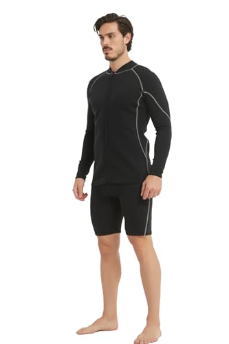 Men's Super Stretch Wetsuit Top & Shorts 2mm Talla Pequeña miniatura 1
