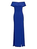 Cette robe longue en jersey Adina est élégante et sophistiquée. Conçu dans un tissu jersey, il se drape magnifiquement sur le corps tout en offrant confort et élasticité. Les fronces délicates sur le côté mettent en valeur la silhouette. Avec son décolleté intemporel à épaules dénudées, cette robe est parfaite pour les occasions formelles. Mesure 145 cm et entièrement doublé.