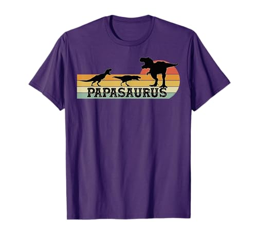 Matching Family Papasaurus T-Rex Dinosaurs Papa Father's Day T-Shirt