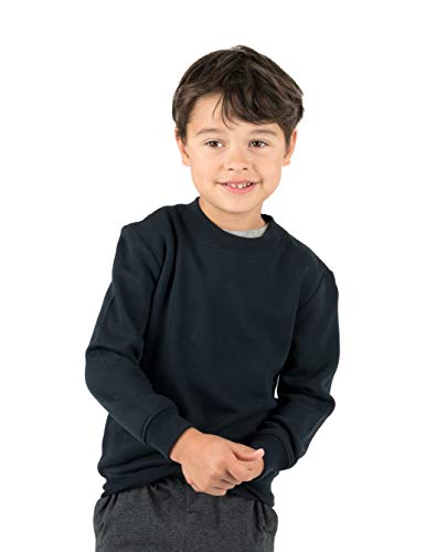 Image of Leveret Kids & Toddler Boys Girls Long Sleeve Sweatshirt Navy (Size 14 Years)