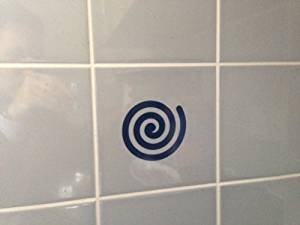 20 X Swirls Tile Transfer Decal Stickers Kitchen