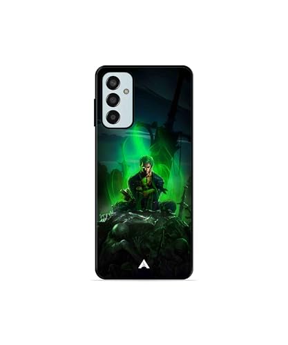 Image of Premium Anime 1 Case for Samsung Galaxy M13 5G (Glossy Finish) Soft-Touch Metal TPU Back Cover, Shockproof, Designer, Aesthetic Mobile Phone Case