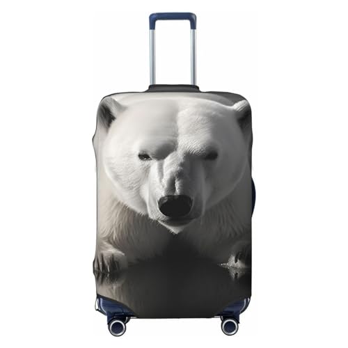 Housse de bagage lavable XL noire, protection élastique et anti-poussière Valise 81 cm