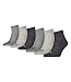 Produktbild PUMA unisex Quarter Sportsocken Kurzsocken Socken 271080001 6 Paar, Farbe:Grau, Menge:6 Paar (2x 3er Pack), Größe:43-46, Artikel:-800 anthracite/light grey/middle grey