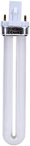 Tbest Lampadina Led,9W 365Nm Rohs,U Shaped Bulb G23 Warm White,Tube 365Nm Bulb,Nailstar Replacement 9W Nail Light Bulbs Lamp Tube for Nail Art Dryer