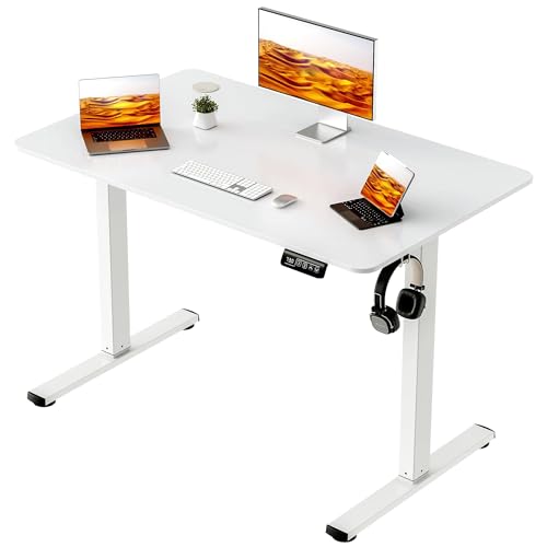 Amazon | 昇降デスク 昇降式デスク 電動 幅100*奥行60cm