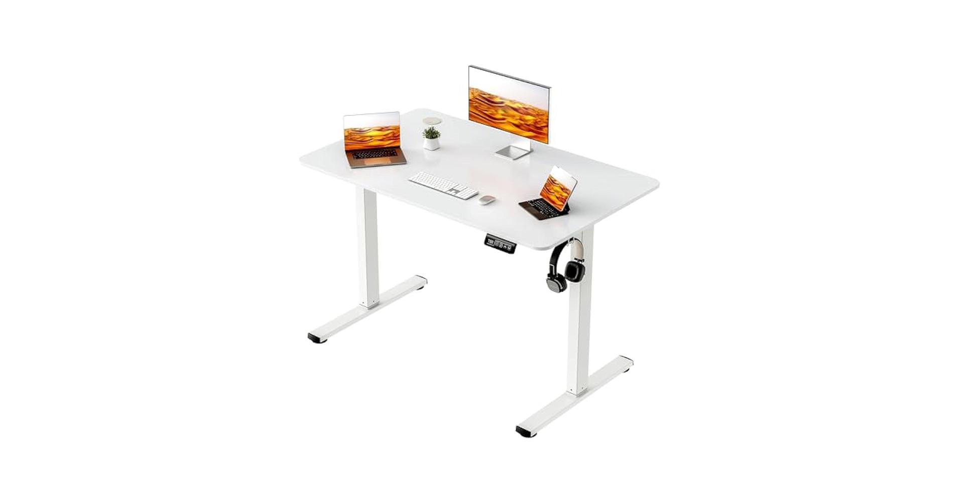 【美品】電動昇降デスク スタンディングデスク 昇降式 テーブル 100×60 Amazon | Maidesite 電動式昇降デスク スタンディングデスク 幅